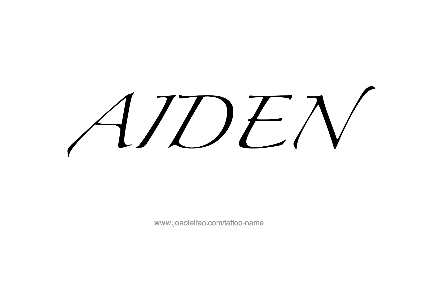 aiden-name-tattoo-designs